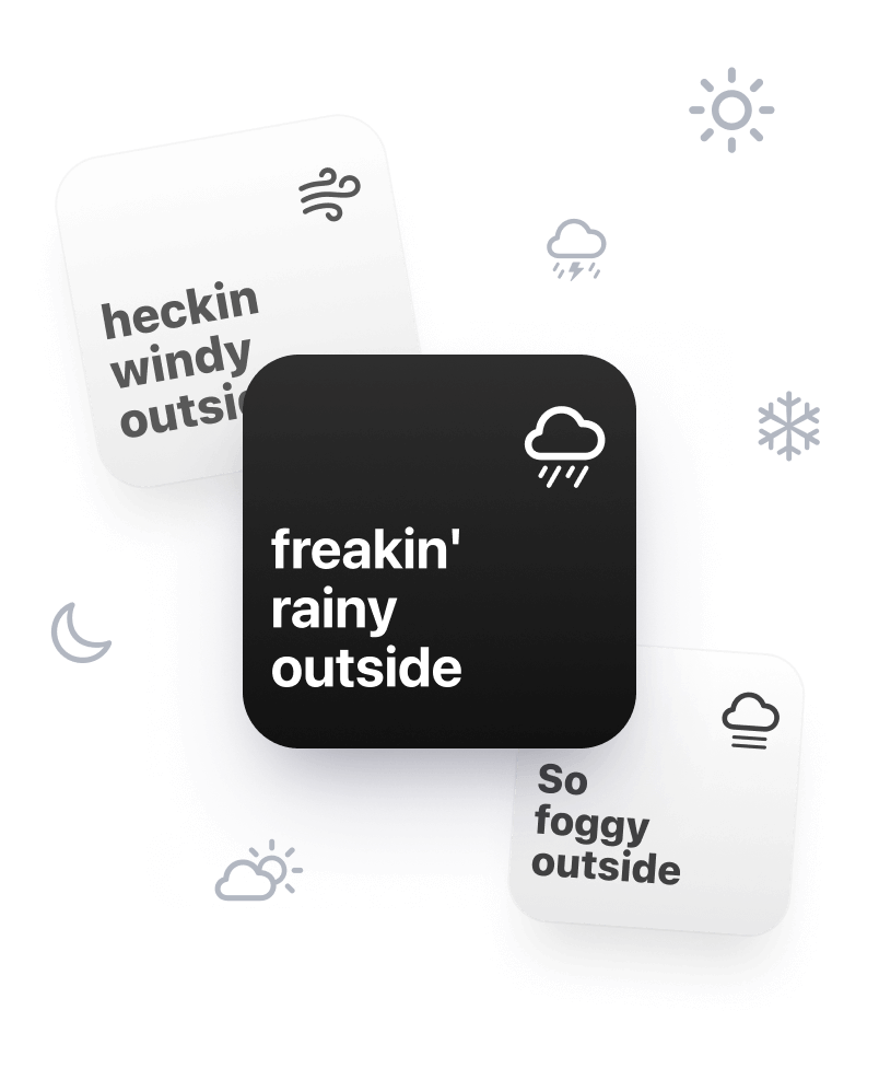 look outside